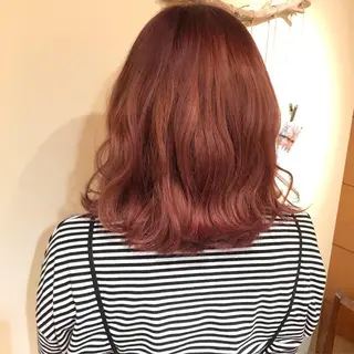 ミディアム カラー コマツリサ ROCCO eastのヘアスタイル