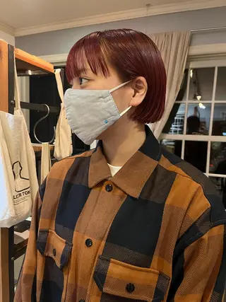 ショート カラー eri kinjoのヘアスタイル