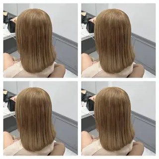 セミロング カラー ヘアアレンジ 🎀推し活ヘアー🎀 Yuuna🐰💖のヘアスタイル