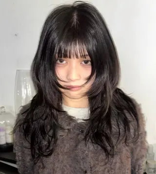 ロング Rena✴︎トレンド ×スタンダードMIXのヘアスタイル