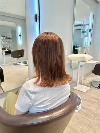 ミディアム パーマ 中村 研介のヘアスタイル