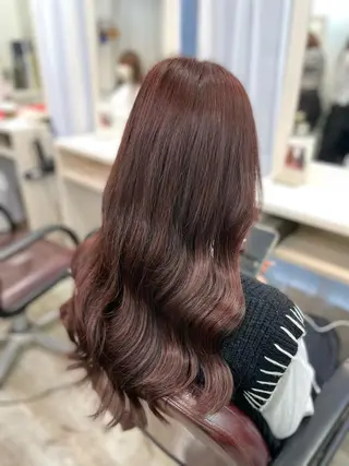 ロング カラー 韓国ヘア🤍髪質改善 🇰🇷AKANEのヘアスタイル
