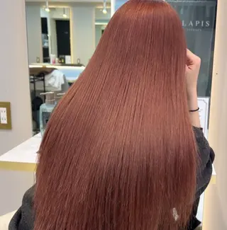 セミロング カラー 渋谷髪質改善/縮毛 矯正/かすが🪽🫧のヘアスタイル