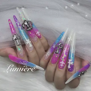 ネイル Lumière｜ ロング｜ワンホンのネイルデザイン