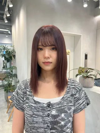 ミディアム カラー ayaka 🍀のヘアスタイル