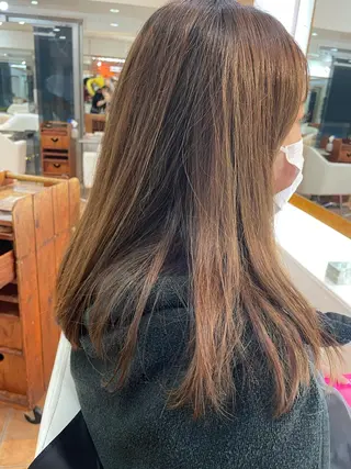 ロング カラー くびれミディアム/似 合わせ/鎌倉/edAのヘアスタイル