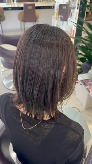 ショート 透明感|ストレート| クロスパーマ|はるかのヘアスタイル