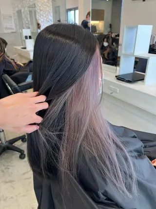 セミロング カラー Miloc那覇店 Ainoのヘアスタイル