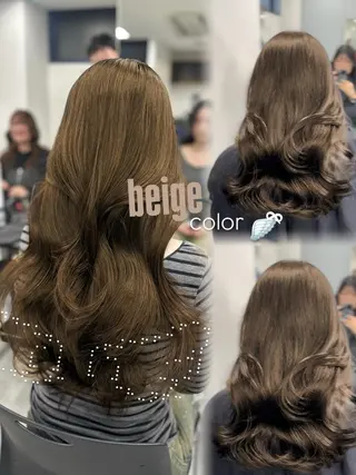 ロング カラー 上品モテヘア🩶 karen🩶のヘアスタイル