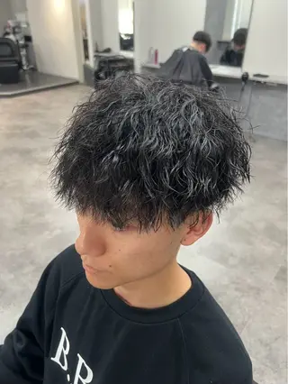 パーマ シャドウパーマ/立川 メンズ/コタロウのヘアスタイル