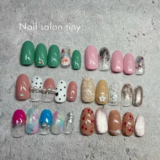 ネイル Nail salon tiny🩵のネイルデザイン