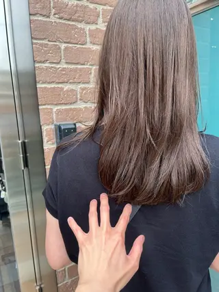ロング カラー 久木原 ゆりのヘアスタイル