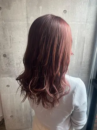 セミロング カラー パーマ ヘアアレンジ メンズ キッズ ネイル マツエク・マツパ アイブロウ EnBlesS西宮 マンツーマン神道有基のヘアスタイル