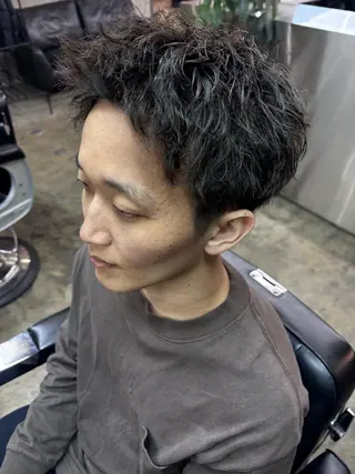 パーマ メンズ 土岐 仁/メンズ専門 パーマ特化美容師🌀のヘアスタイル