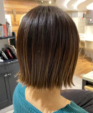 ミディアム カラー 金子 富士のヘアスタイル