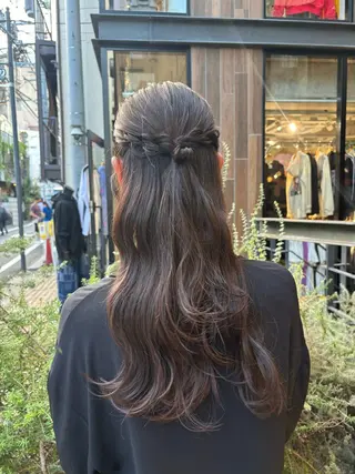 ロング ヘアアレンジ すぐ巻ける縮毛矯正 🍀勝倉　麗のヘアスタイル