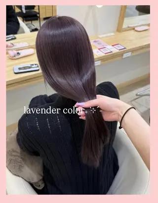 ロング カラー くびれヘア/髪質改善 はるのヘアスタイル