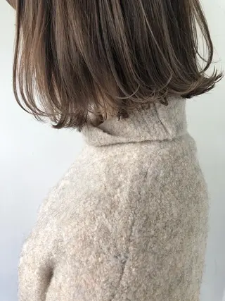 ミディアム ボブ/縮毛矯正 🌟梅田盛一🌟のヘアスタイル