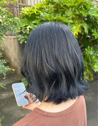 カラー ダブルスキルエクステ /羽エクステ白石宇由のヘアスタイル