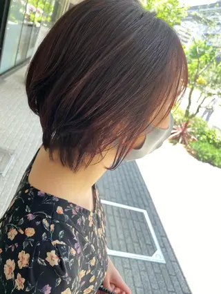 ショート カラー 【元住吉の艶髪の神様 】モリモト💓のヘアスタイル