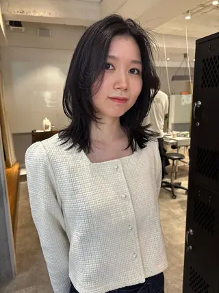 ミディアム SIKI yuuna レイヤーカット🪽のヘアスタイル