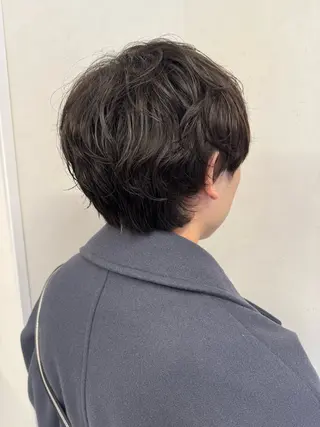 ショート メンズ パーマ/ハイトーン /吉田眞のヘアスタイル