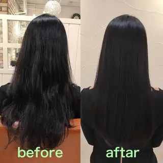 ロング 福岡口コミNo1🎀 コテ巻き風パーマ専門のヘアスタイル