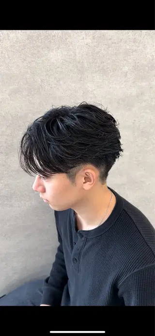 カラー パーマ メンズ 福井祥太／海外風 /プードルパーマのヘアスタイル