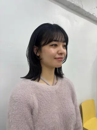 ミディアム カラー 似合わせ美髪ヘア✨ 天王寺．阿倍野🌈のヘアスタイル