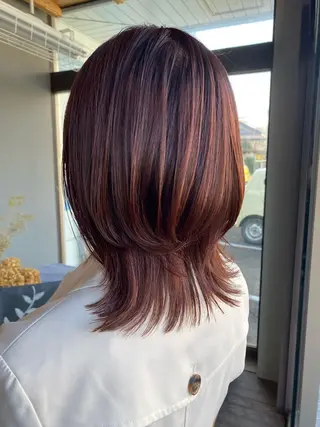 ミディアム カラー MIKU ／fulamのヘアスタイル