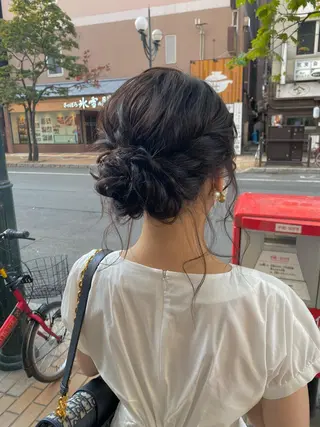 ヘアアレンジ 大天使 まいめろのヘアスタイル