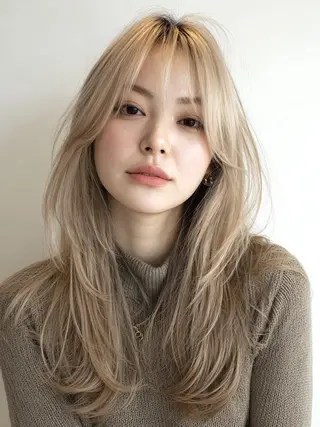 ミディアム ❄️透明感カラー❄️ メンズ✂️TOWAのヘアスタイル