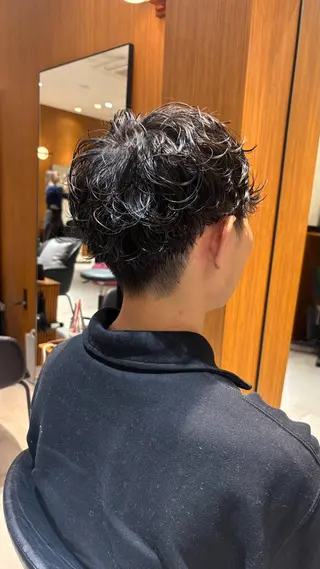 パーマ メンズ 《ショートカット》 ナミのヘアスタイル