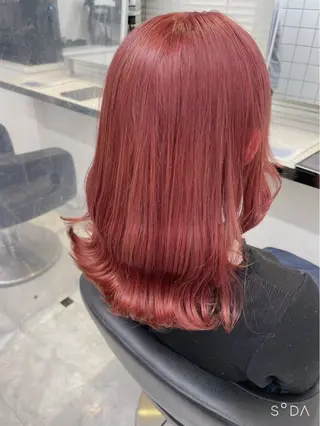 ロング カラー メンズ特化/上野 暖色カラー ダイチのヘアスタイル