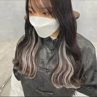 ミディアム ブリーチ&エクステ 🥀ケアカラー特化のヘアスタイル