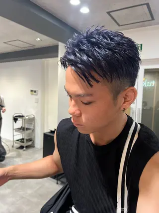 ショート カラー メンズ ☀️ボブスタイル特化 大山あさひ☀️のヘアスタイル