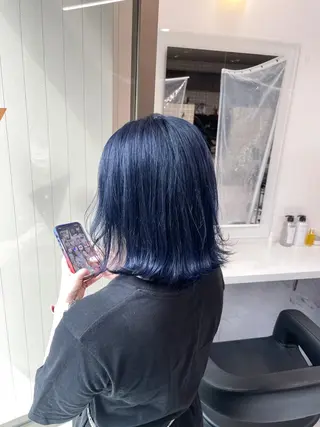 ミディアム カラー ヘアアレンジ 透明感×韓流ハイ トーン🫧RYUTAのヘアスタイル