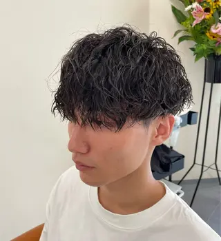 パーマ メンズ 大阪美容師 井上智博のヘアスタイル