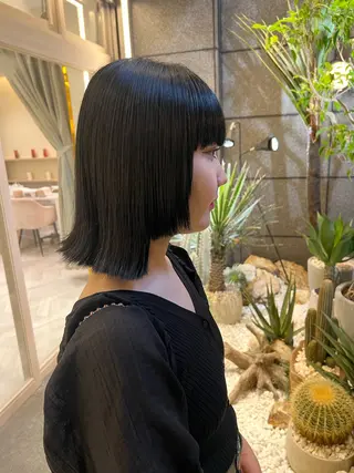 ミディアム 酸性ストレート 🇰🇷しゅうのヘアスタイル