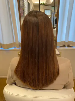セミロング 艶感🫧透明感カラー YUKARIのヘアスタイル