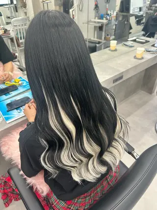 ハイトーン👱‍♀️ エクステ/彩花のヘアスタイル