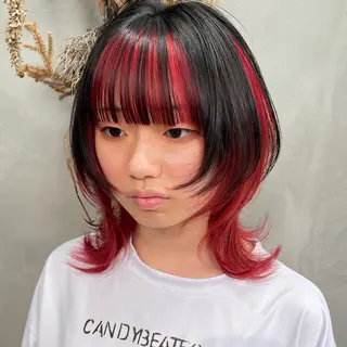 ミディアム カラー RorriM natsuのヘアスタイル