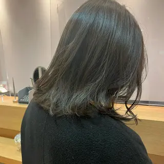 セミロング カラー 🌱小顔ヘア/ボブ ミディアム/双葉🌱のヘアスタイル
