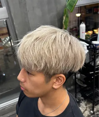 ショート メンズ 川尻 竜正のヘアスタイル