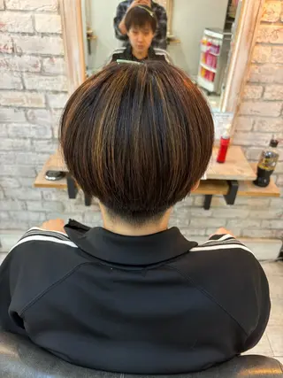 ショート カラー カットモデル募集中 💇🏻　福田彩南のヘアスタイル