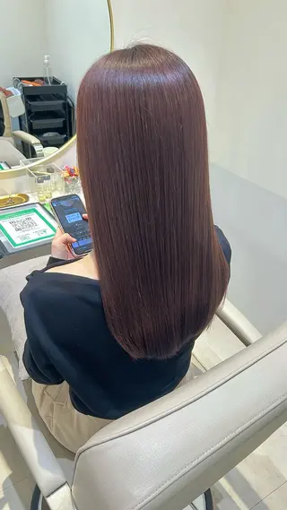 ロング カラー Eleanor枚方店 店長　飛鳥　薫のヘアスタイル