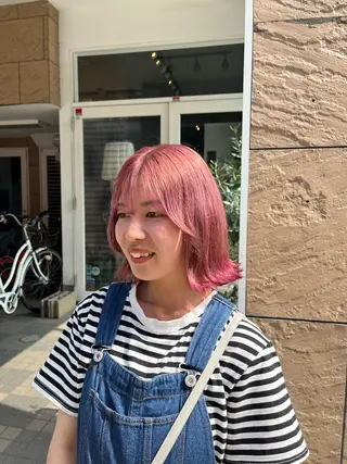 ミディアム カラー はるか/ CosyVelvetのヘアスタイル