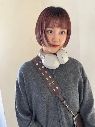 ショート カラー 似合わせカット/ ハイトーン/aoiのヘアスタイル