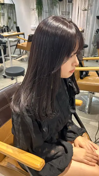 ミディアム カラー じゅわっと暖色カラー 🍊Moemiのヘアスタイル