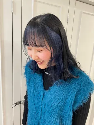 ミディアム 黒木日那/髪質改善/ モテカラー/レイヤーのヘアスタイル